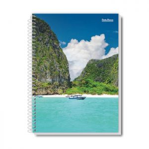 CADERNO 10X1 CAPA DURA NEW ESPIRAL 200FLS 524415 - PAUTA BRANCA