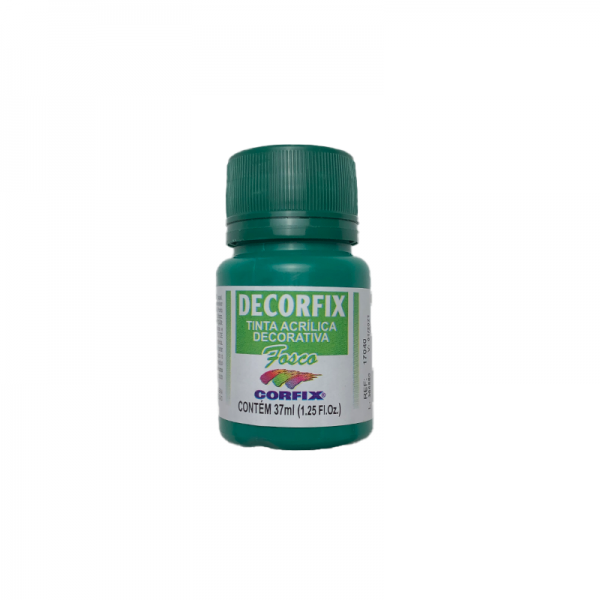 TINTA ACRILICA DECORFIX FOSCA 37ML VERDE BAND 170404-337 - CORFIX