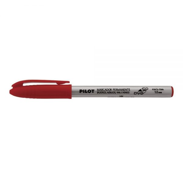 MARCADOR PERMANENTE 1.0 VERMELHO PILOT