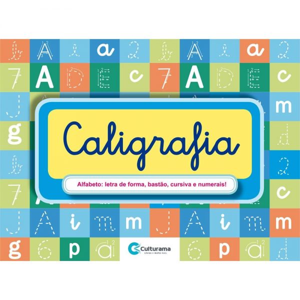 LIVRO CALIGRAFIA ALFABETO 350101