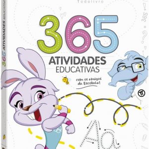 LIVRO INFANTIL COLORIR 365 ESCOLINHA ATIVIDADES 288PG UNIDADE 1161334 - TODOLIVRO
