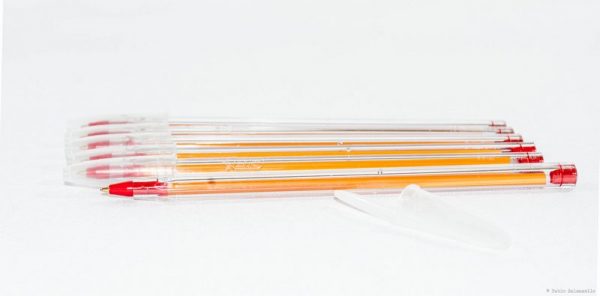 CANETA ESFEROGRAFICA CRISTAL FINA 0,7 VERMELHA BIC