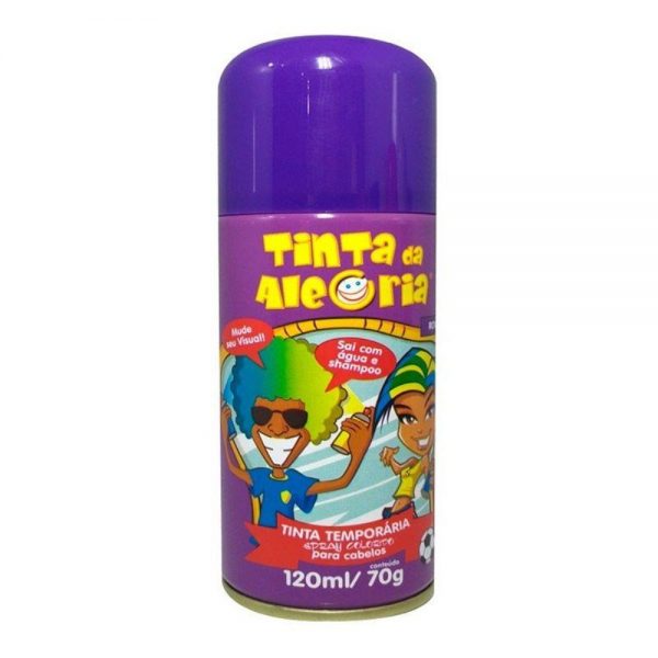 TINTA SPRAY PARA CABELO 120ML ROXO