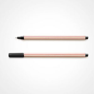 CANETA PONTA POROSA MICROLINE PRETA 0.4MM 01546-PT - COMPACTOR