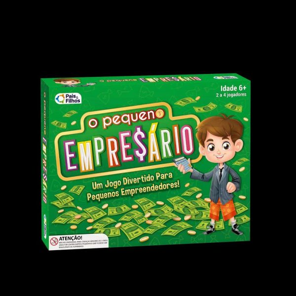 JOGO DE TABULEIRO O PEQUENO EMPRESARIO PAIS E FILHOS