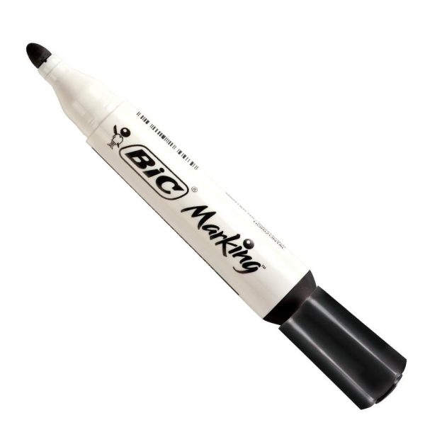 MARCADOR DE QUADRO BRANCO RECARREGAVEL PRETO BIC MARKING