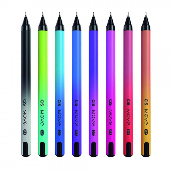 CANETA ESFEROGRAFICA CIS MOVE 0.7MM 8CORES 52.0669 - SERTIC - Imagem 2