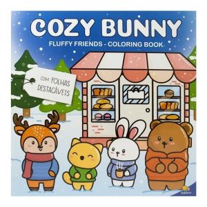 LIVRO DE COLORIR COZY BUNNY 25X25CM 24PG 1193244 - TODOLIVRO