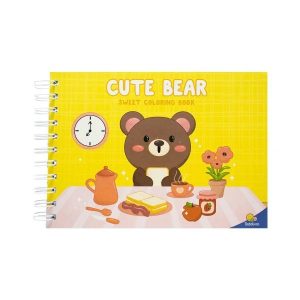 LIVRO DE COLORIR CUTE BEAR CP.FLEX 21X15 50PG 1192787 - TODOLIVRO