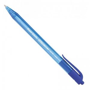 CANETA RETRATIL KILOMETRICA 100 RT 1.0M AZUL LA3567 - PAPER MATE