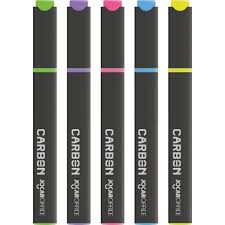 CANETA MARCA TEXTO CARBON LINE 5 CORES NEON 94110 - LEONORA