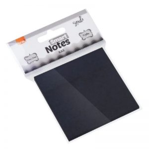 BLOCO DE RECADO AUTOADESIVO SMART NOTES PRETO 76X76 50FL BA7653 - BRW