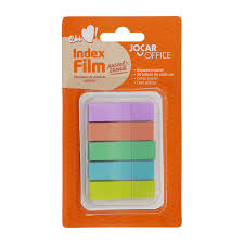 BLOCO MARCADOR DE PAGINA ADESIVO INDEX FILM 5CORES PASTEL 24FLS 0812000023 - ADELBRAS