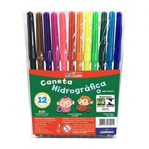CANETA HIDROGRAFICA LEO & LEO 12CORES 4517 - LEONORA