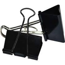 PRENDEDOR DE METAL BINDER PRETO 41MM - JOCAR OFFICE