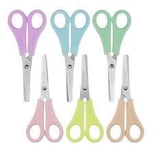 TESOURA ESCOLAR PASTEL TREND PLUS 6 CORES 72005 - LEONORA