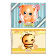 CADERNO DESENHO UNIV CAPA DURA SWEETNESS 80FLS. 68904-77 - JANDAIA