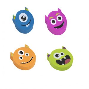Borracha Decorada Monsters 4 Modelos (Sortido) BO2101 - BRW