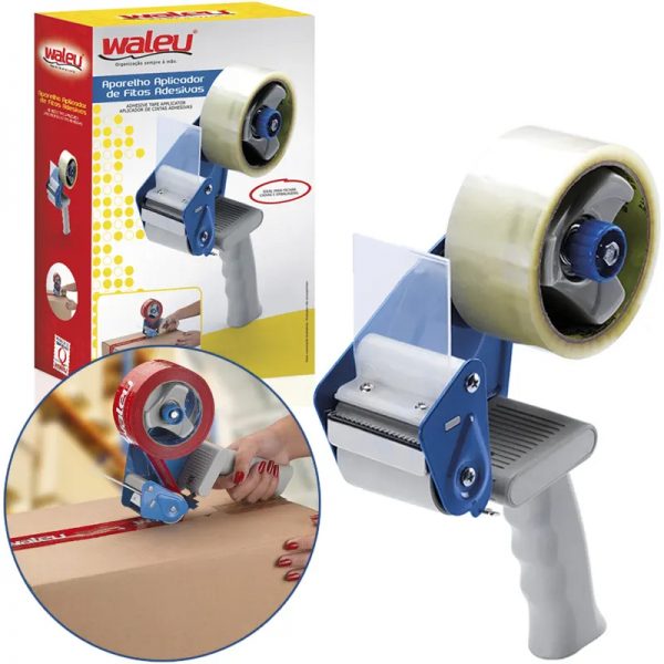 APLICADOR DE FITAS P/ EMPACOTAMENTO - METAL - WALEU - Imagem 3