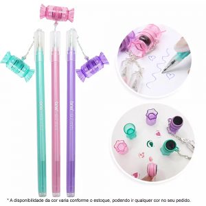 Caneta Gel Candy Com Carimbo 0.7mm Brw