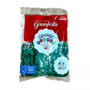 BALAO 9 LISO VERDE GRANFESTA PCT.C/50 GF9300050 - RIBERBALL