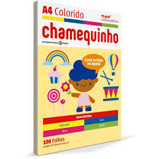 PAPEL SULFITE A4 COLORIDO CHAMEQUINHO 75G 4 CORES PCT.C/100 MIX075CA4 - CHAMEX