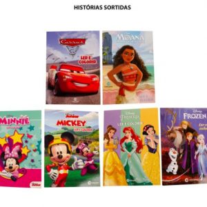 LIVRO INFANTIL COLORIR DISNEY LER E COLORIR 8PGS SORT. 20X27 020560204 - CULTURAMA