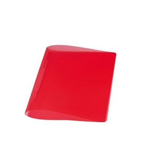 PASTA GRAMPO TRILHO PLASTICA SOFT VERMELHA POLIBRAS