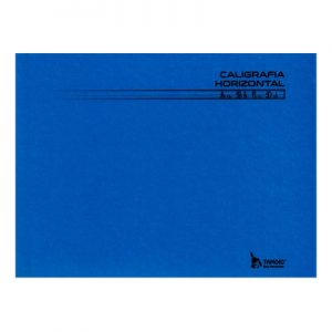 CADERNO CALIGRAFIA CAPA DURA LISO 48F 1/4 BROCH.HORIZ.AZUL 2147 - TAMOIO
