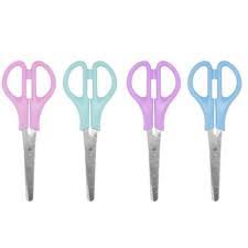 TESOURA ESCOLAR 13CM CORES PASTEL KS125P CIS - SERTIC