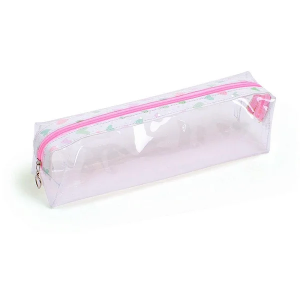 ESTOJO SIMPLES EMOTIONS PVC TRANSPARENTE UNIDADE 739451 - KIT