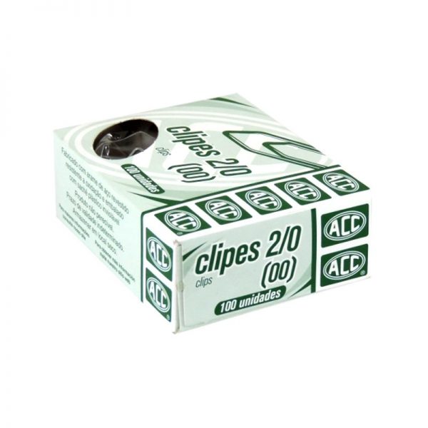 CLIPS GALVANIZADO 2/0 100UN. 9.11.11.17-1 - ACC