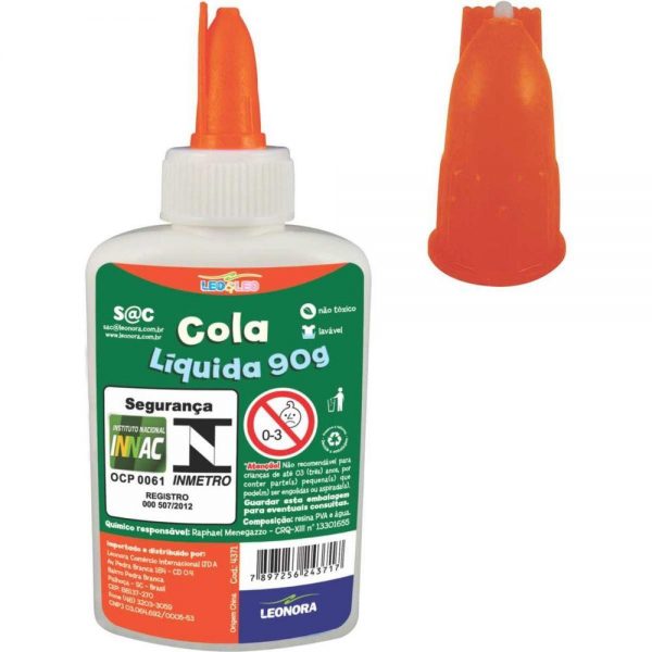 COLA ESCOLAR LEOLEO 90G. 4371 - LEONORA - Imagem 2