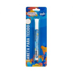 CANETA PARA TECIDO BRANCA UNIDADE CA0021 - BRW