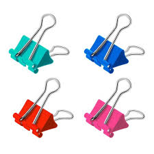 PRENDEDOR DE PAPEL BINDER 25MM COLORIDO BAZZE
