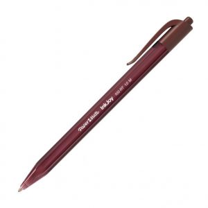 CANETA RETRATIL KILOMETRICA 100 RT 1.0M MARROM - PAPER MATE