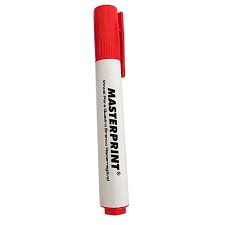 PINCEL QUADRO BRANCO MP 619 VERMELHO RECARREGAVEL 309050012 - MASTERPRINT