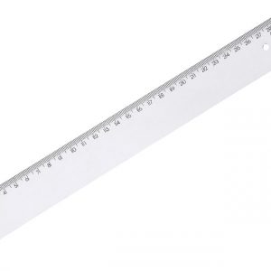 REGUA PLASTICA CRISTAL 30CM 10270012 - MAXCRIL