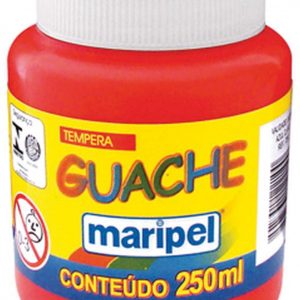 TINTA GUACHE 250ML VERMELHO 7252 - MARIPEL