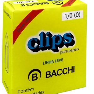CLIPS GALVANIZADO ACO 1/0 LINHA LEVE C/100 UNID. - BACCHI