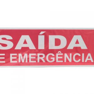 PLACA DE SINALIZAÇÃO 29X9CM SAIDA PACIFIC