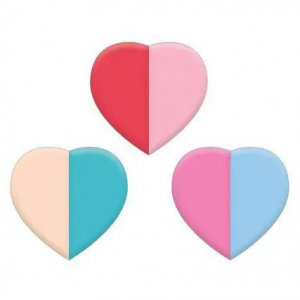 Borracha FoFa Coração Twist 2 Cores 314838 - Tilibra