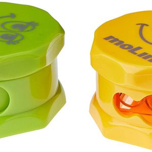 APONTADOR C/DEPOSITO 2FUROS SUPER OCTOGONO JUMBO/NORMAL 15515 - MOLIN