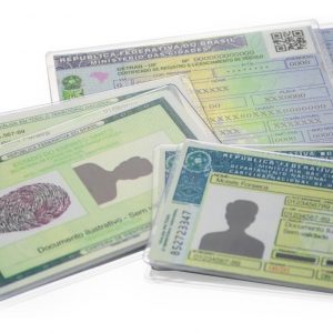 PORTA DOCUMENTO CNH ACRILICO MOD 01