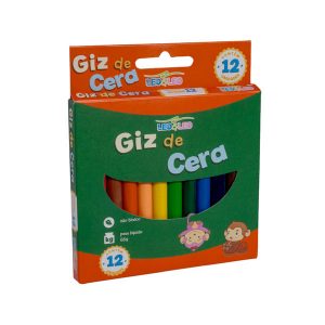 GIZ DE CERA 12 CORES 4504 - LEO E LEO
