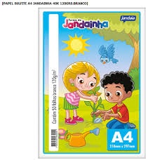 PAPEL SULFITE A4 JANDAINHA 40K 120GRS.BRANCO PCT.C/50 55252-77 - JANDAIA
