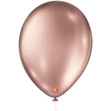 BALAO 9 LISO METALIZADO ROSE GOLD PCT.C/25 1085320525 - SAO ROQUE