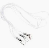 Cordão para crachá silicone inoclor c/Presilha Jacare - Kit